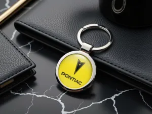 Pontiac Portachiavi Lucidi Metallo Elegante Durevole